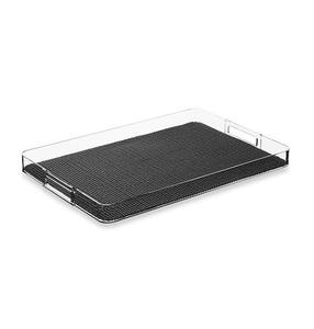 Juego de 3 bandejas de acrílico de diseño moderno para servir alimentos, bandeja acrílica de calidad superior para accesorios de cocina y Mesa - Product Image 3