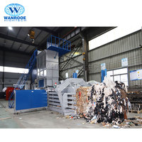 Compacteur de déchets plastiques mixtes, presse à balles hydraulique pour matériaux en vrac, machine à balles pour papier usagé