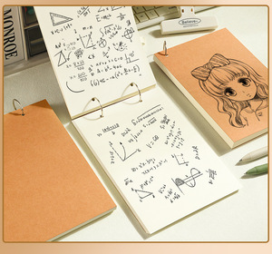 Sáng Tạo Túi Mini Máy Tính Xách Tay DIY Trống Màu Sắt Nhẫn Chữ Viết Tay Cứng Trống Từ Thẻ Loose-Leaf Cuốn Sách Bộ Nhớ Thẻ Cuốn Sách - Product Image 4