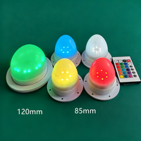 Lampe de table moderne à LED RGBW étanche IP65, alimentée par batterie, avec télécommande, en plastique, pour mariages et fêtes