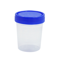 Tasses d'échantillon d'urine en plastique jetables stériles de 30ml et 60ml consommables médicaux pour la collecte d'urine