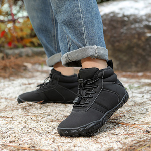 Botas de Senderismo de Invierno para Hombre y Mujer, Botas de Nieve de Terciopelo con Suela de Goma PU, Cálidas, Resistentes al Agua, para Parejas - Product Image 3