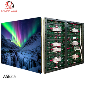 จอแสดงผล LED กลางแจ้งแบบติดตั้งถาวร จอ LED P2.5 แผงวิดีโอวอลล์พร้อมอัตรารีเฟรช 1920HZ โมดูล ASE2.5 - Product Image 1
