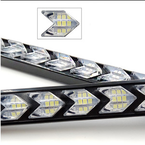 Voiture <span class=keywords><strong>Moto</strong></span> Voiture <span class=keywords><strong>Bande</strong></span> lumineuse <span class=keywords><strong>LED</strong></span> Frein arrière Stop Clignotant Plaque d'immatriculation 18 <span class=keywords><strong>LED</strong></span> Rouge Ambre Couleur DRL Running Lights - Product Image 5
