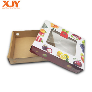 Custom cardboard banana carton box price for fruit and vegetable