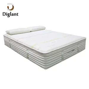 D46 Diglant Bedroom Sets pillow inflatable natural latex hotel memory pocket spring queen foam mattress for bedroom furniture