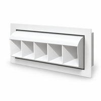 Diffuseur de jet rectangulaire en aluminium pour l'alimentation en air des entrepôts et des centres sportifs (CVC)