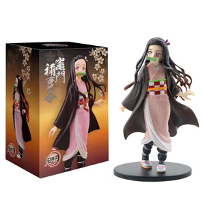 หุ่นโมเดลของเล่น PVC,โมเดลนักรบอะนิเมะ <span class=keywords><strong>Demon</strong></span> <span class=keywords><strong>Slayer</strong></span> Kimetsu No Yaiba Kamado Tanjirou Agatsuma Zenitsu Nezuko Warrior - Product Image 2