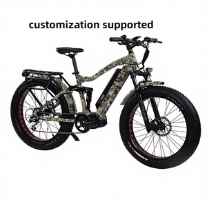 Vélo de montagne <span class=keywords><strong>1000W</strong></span> 48V avec <span class=keywords><strong>moteur</strong></span> central sans balais, freins à disque hydrauliques et double suspension – Vente directe usine à prix réduit - Product Image 1