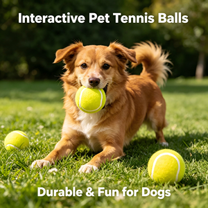Pelotas de tenis de juguete deportivo de goma coloridas impresas con logotipo personalizado para buscar perros y entrenamiento de mascotas juguetes para perros chirriantes de tamaño mini - Product Image 2