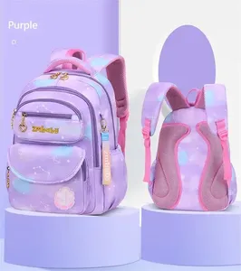 Sac à dos scolaire en nylon coloré à motif de dessin animé, trè<span class=keywords><strong>s</strong></span> tendance, imperméable, pour filles et enfants du primaire, vente en gros disponible - Product Image 6