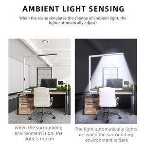 Lampada da lavoro regolabile in stile europeo con luce posteriore a LED per illuminazione commerciale per Showroom Mall Office Desktop in metallo - Product Image 4