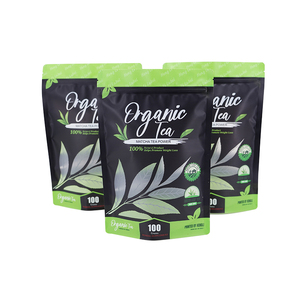 Bolsas de Mylar Negras Mate de Plástico con Cierre Ziplock y Ventana Transparente, Bolsas de Aluminio para Snacks, Pedido Mínimo 500 Unidades - Product Image 1