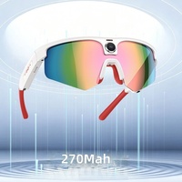 Lunettes Intelligentes Q02 Ultra avec Caméra 800MP, Étui de Recharge Réversible, Mode Cyclisme, Traduction, Reconnaissance d'Objets par IA, Assistant Audio