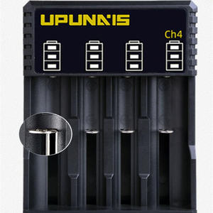 4-слот смарт-ЖК-зарядное устройство CH4A, перезаряжаемые литий-ионные аккумуляторы 3,7 В, литиевые аккумуляторы, зарядное устройство для фар - Product Image 4