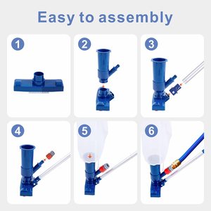 <span class=keywords><strong>Aspirateur</strong></span> à jet pour <span class=keywords><strong>piscine</strong></span> spa avec brosse de nettoyage et ensemble combiné pour piscines hors sol - Product Image 6