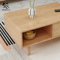 Table Basse en Bois Moderne et Écologique pour Salon, Personnalisable, Grand Stock, Prix Bas, Dropshipping, Direct Usine