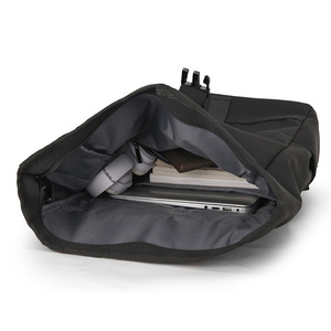 Cross-border Custom European casual roll-top backpack, large-capacity shoulder bag with roll-top closure, perfect for college - Product Image 3