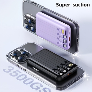 <span class=keywords><strong>แบ</strong></span><span class=keywords><strong>ต</strong></span>เตอรี่สำรองแม่เหล็กไร้สาย OEM Slim ความจุ 10000mAh 20000mAh <span class=keywords><strong>ชาร์จ</strong></span>เร็ว พกพาสะดวก สำหรับสมาร์ทโฟนทุกรุ่น - Product Image 6