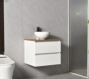 Mobile <span class=keywords><strong>Bagno</strong></span> Moderno Economico ed Ecologico, Impermeabile, da Parete, con Lavabo in Ceramica per Uso Alberghiero - Product Image 4