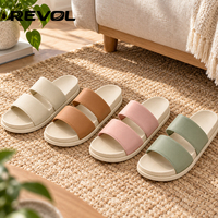 Sandales à enfiler pour femmes, à deux brides, en PU, confortables, plates, à bout ouvert, antidérapantes, décontractées, pour l'extérieur, personnalisables, pour le quotidien