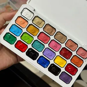 เจลเพ้นท์เล็บ 4 in 1 แพท เพ้นท์ติ้ง เจล 24 สี กึ่งถาวร แช่ล้างออกได้ ใช้กับยูวี แอลอีดี สำหรับทำเล็บเจล DIY ใช้สำหรับไล่สี ปั๊มลาย ตกแต่งเล็บ - Product Image 5