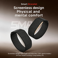 Bracelet intelligent sans écran, étanche IP68, analyse de la santé par IA, moniteur multisports, charge magnétique, unisexe, longue durée de vie de la batterie