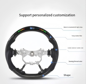 Adatto per la modifica del volante di Toy/ota/Land <span class=keywords><strong>Cru</strong></span>/iser con display LED multifunzionale e volante irregolare - Product Image 3