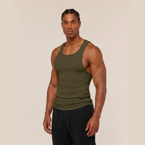 Camiseta sin Mangas de Alto Rendimiento para Hombre con Material Elástico Cómodo para Entrenamiento en el Gimnasio y Sesiones de Running - Product Image 3