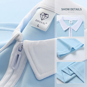 Camisas Polo de Algodón Lisas para <span class=keywords><strong>Hombre</strong></span> con Logotipo Bordado Personalizado al por Mayor - Product Image 4