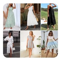 Vêtements d'occasion de la marque ANNA : Chemises, Robes, T-shirts, Pantalons, Jupes en Polyester/Coton pour l'été