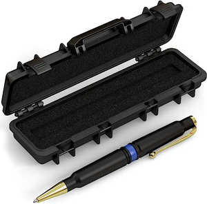 Gun Lover Master Marksman Novio Esposo Papá Navidad San Valentín Veteranos Hombre Regalo Personalizado Bolígrafo en forma de bala con estuche - Product Image 2