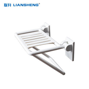 Siège <span class=keywords><strong>de</strong></span> salle <span class=keywords><strong>de</strong></span> bain pliant mural pour personnes âgées handicapées chaise <span class=keywords><strong>de</strong></span> <span class=keywords><strong>douche</strong></span> pliable à charge élevée avec pieds <span class=keywords><strong>de</strong></span> soutien - Product Image 6