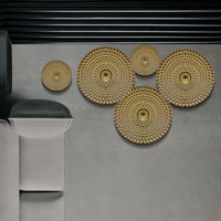 Décoration Murale Intérieure Nordique Chambre Salon Suspendue Métal Accents Modernes Décoratif Or Luxe Art Déco Maison Murale