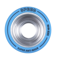 Roue de patin à roulettes Flying Tiger en aluminium de haute qualité 59 mm x 38 mm pour patinage de vitesse Derby, roues super anti-usure