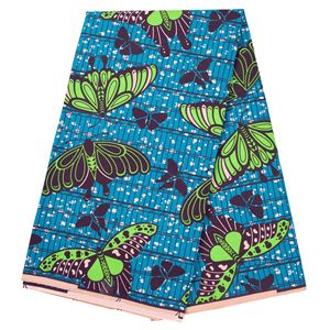 Tissu <span class=keywords><strong>pagne</strong></span> africain en cire véritable, imprimé <span class=keywords><strong>doré</strong></span>, batik hollandais, 100% polyester, satin tissé, 105 g/m², respirant, absorbant, pour filles - Product Image 2