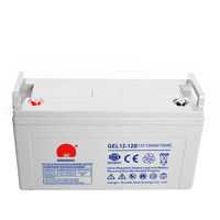 Batterie au gel plomb-acide 12V 120Ah à décharge profonde pour UPS et bateaux, batterie de stockage d'énergie solaire rechargeable à décharge profonde, prix abordable