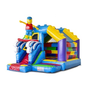 Combo de Tobogán y Castillo Inflable Superblocks, Castillo Inflable <span class=keywords><strong>Ninjago</strong></span> - Product Image 1