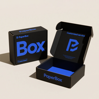 Tendance de la mode boîte de papier d'expédition personnalisable boîtes de rangement d'emballage pliables ondulées petite boîte pour vêtements chaussures cadeaux