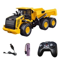 Camión de Control Remoto, Camión Volquete RC con Remolque, Vehículo de Ingeniería de 9 Canales, Camión de Mineral RC, Coche de Juguete