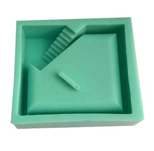 2020 Hot stampo in Silicone quadrato in <span class=keywords><strong>cemento</strong></span> con scale fiore Desktop muschio Bonsai <span class=keywords><strong>cemento</strong></span> vaso stampo - Product Image 1