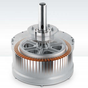Ventilateur de plafond industriel HVLS, pales en aluminium, moteur PMSM, faible bruit, économie d'énergie, pour entrepôt, atelier - Product Image 2
