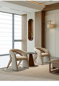 Bancone e Sedia ZBS in Legno Traspirante Modello Eight Hundred per Reception Hotel, Ufficio Vendite, Salone di Bellezza e Uso Commerciale - Product Image 5