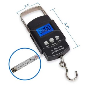 Multifunctional <b>Mini</b> Electronic Fishing Luggage Portable Digital Handheld Weight Hook <b>Scale</b> Tool with Ruler Outdoor - Product Image 3