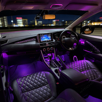 KYNCHO pour Mitsubishi Xpander 2017-2020, éclairage ambiant LED pour voiture, éclairage intérieur automatique, éclairage LED pour voiture, éclairage intérieur