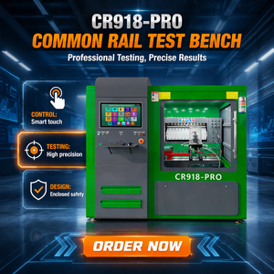 Equipo de Prueba para Reparación de Motores Diésel de Uso Pesado CR918-PRO, Banco de Pruebas para Bombas Inyectoras Common Rail con Sistema Multi-Idioma - Product Image 1