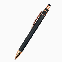 Stylo à bille en métal avec logo personnalisé, stylet rotatif