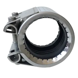 2021 Hydraulic engineering conduit straight faster sleeve pipe coupling/ EPDM rubber valve connection joint