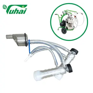 milking machine parts/InterPulse Goat Milk Cluster Group with 120CC Capaity with milking liner