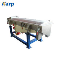 Machine de séparation par tamis vibrant pour compost, 2 sorties, tamis vibrant linéaire